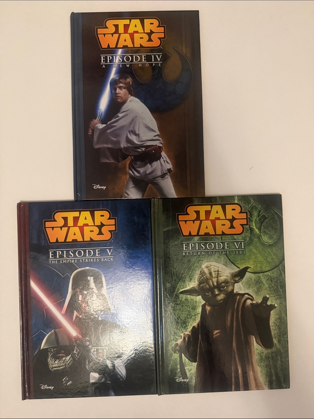 Star Wars Hardcover Trilogy - Blue, Green & Brown Cover Artwork